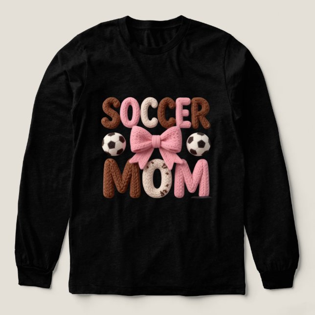 Soccer Mom Hoodie – Cozy Faux Yarn Pullover | Funn T Shirt (Design framsida)