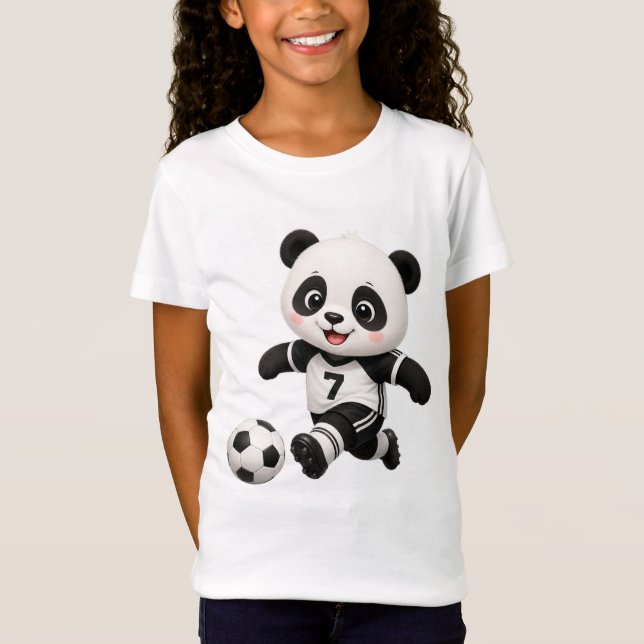 Soccer Panda T-shirt (Framsida)