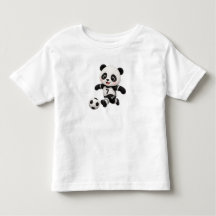 Soccer Panda Toddler T-shirt