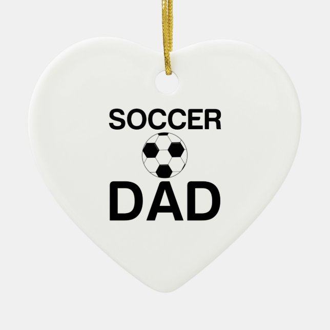 SOCCER PAPPA JULGRANSPRYDNAD KERAMIK (Framsidan)