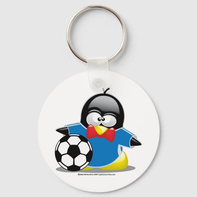 Soccer Penguin Nyckelring (Framsida)