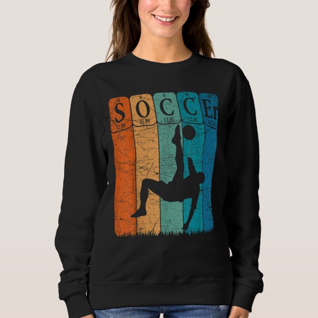 Soccer Periodic Table Elements Soccer Player Nerd  T Shirt (Framsida)