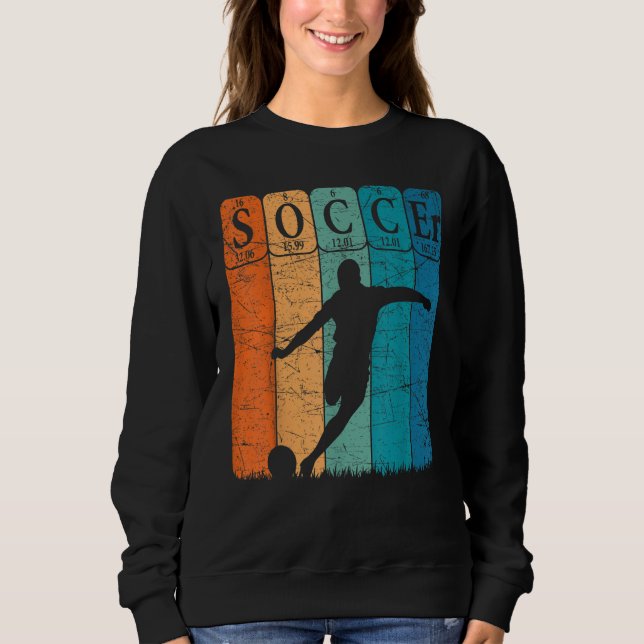 Soccer Periodic Table Elements Soccer Player Nerd  T Shirt (Framsida)