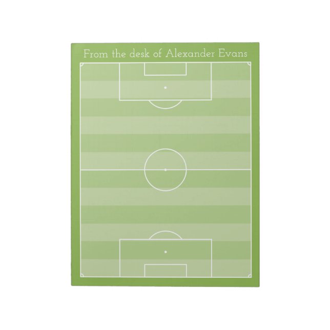 Soccer Pitch Anteckningsblock (Roterad)