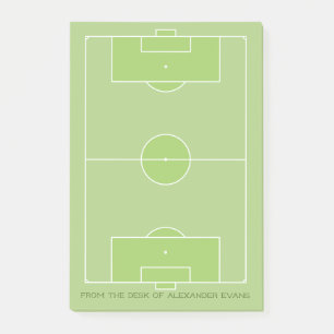 Soccer Pitch Post-it Block