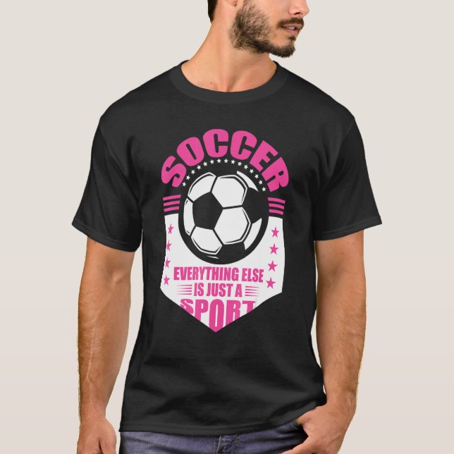 Soccer Players Soccer Team Graphic Women Girls Soc T Shirt (Framsida)