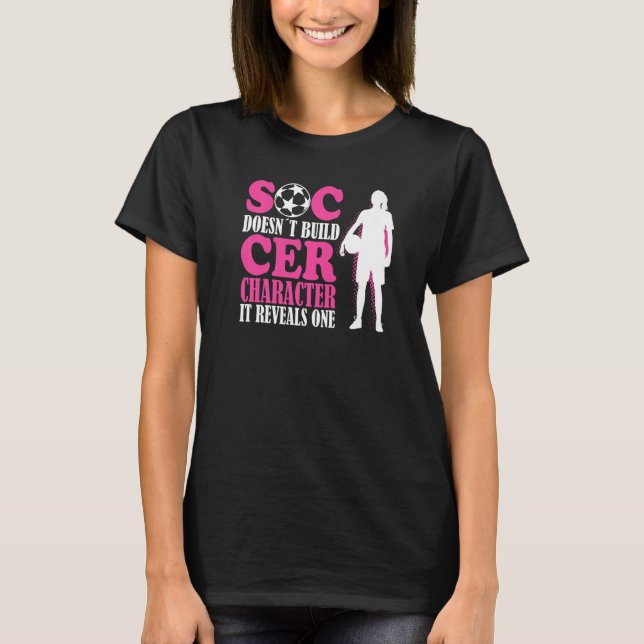 Soccer Players Soccer Team Graphic Women Girls Soc T Shirt (Framsida)