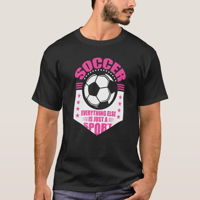 Soccer Players Soccer Team Graphic Women Girls Soc T Shirt (Framsida)