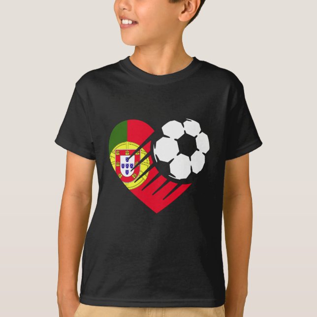 Soccer Portugal Team T Shirt (Framsida)