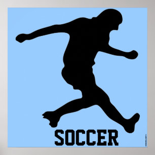 SOCCER POSTER - SPORTER - FUTBALL - WALL DECOR