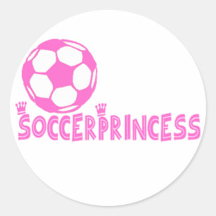 Soccer Princess 2 side Runt Klistermärke