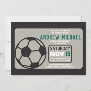 SOCCER Pub Mitzvah-inbjudan Inbjudningar