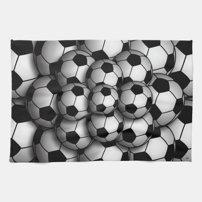 Soccer Season Kitchen Towel Kökshandduk (Horisontell)