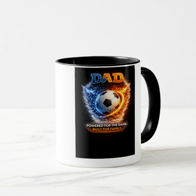 Soccer Shield Emblem Logo | Dynamic Sports Crest | Mugg (Framsida höger)