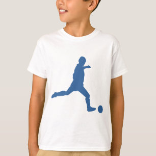 Soccer Silhouette Kids Tshirt T Shirt