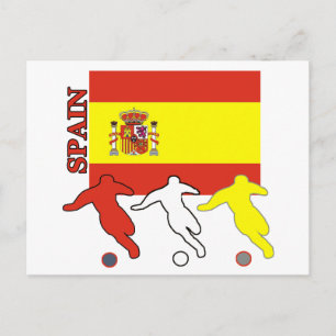 Soccer Spain Vykort