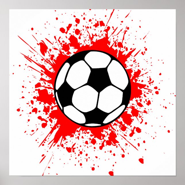 Soccer splatz poster (Framsidan)