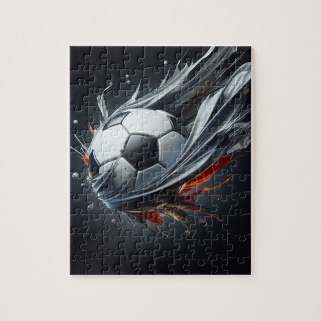 "soccer Stänk" Puzzle Pussel (Vertikal)