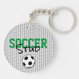 SOCCER STUD Boll Net Sports Black White Grönt Roli