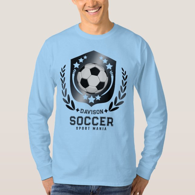 Soccer Team Spirit T Shirt (Framsida)