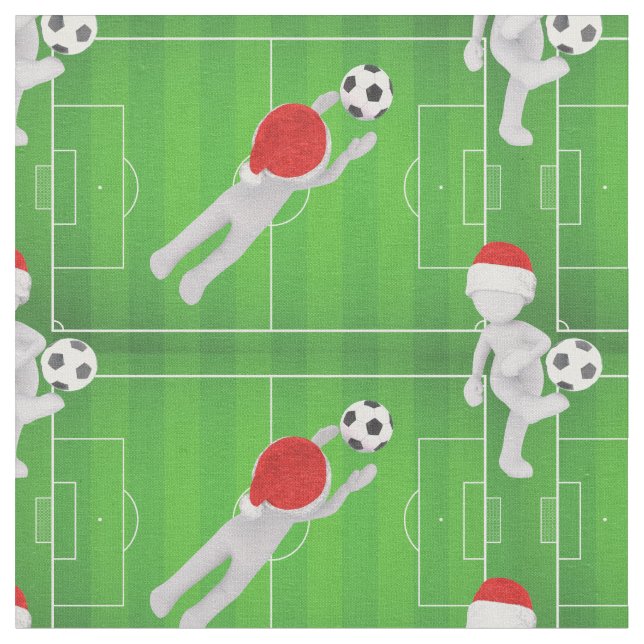 Soccer TomVäv Tyg (Närbild)