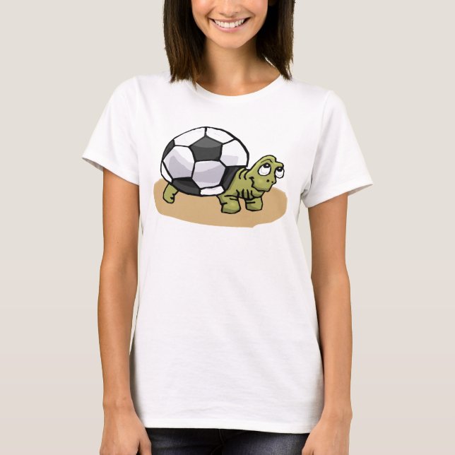 Soccer Turtle T Shirt (Framsida)