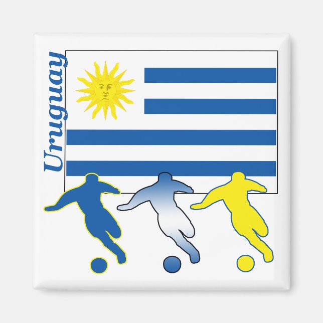 Soccer Uruguay Magnet (Framsidan)