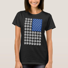 SOCCER USA FLAGGA T SHIRT