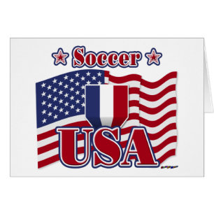 Soccer USA Hälsningskort