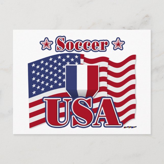 Soccer USA Vykort (Framsida)