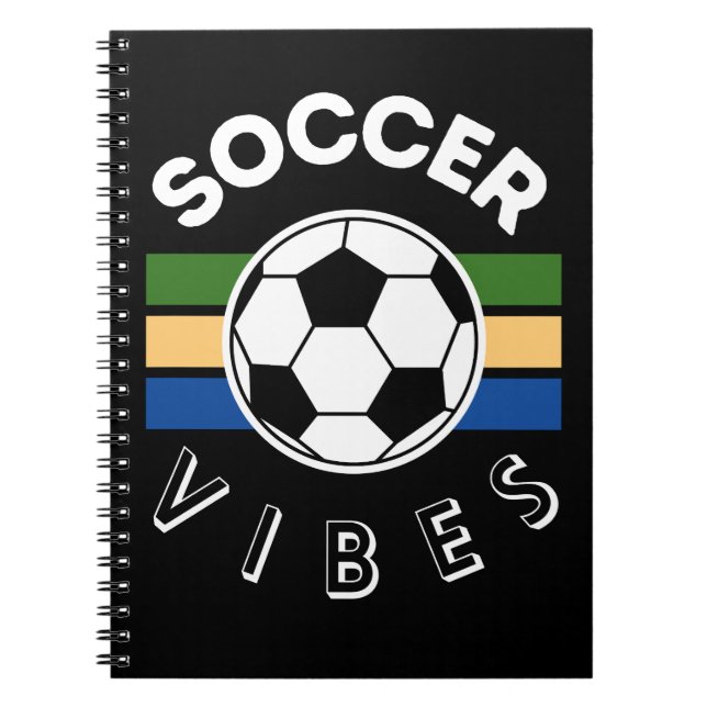 Soccer Vibes Anteckningsbok (Framsidan)