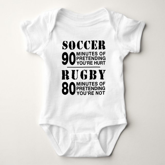 Soccer vs Rugby Tee (Framsida)