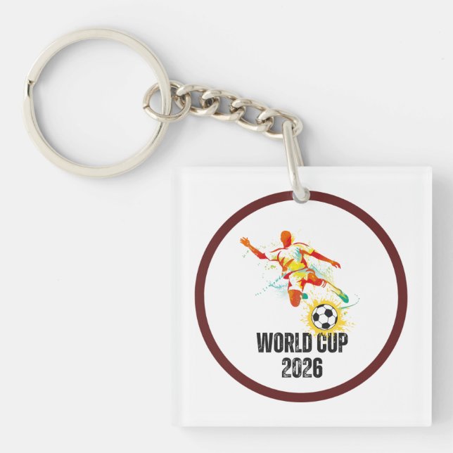 Soccer World cup 2026 Souvenir keychain (Framsidan)