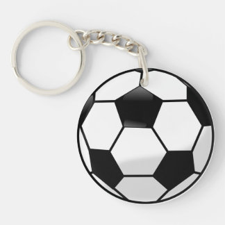 Soccerball akryl Keychain