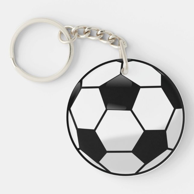 Soccerball akryl Keychain (Framsidan)