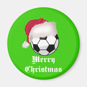 SoccerChick god jul Magnet
