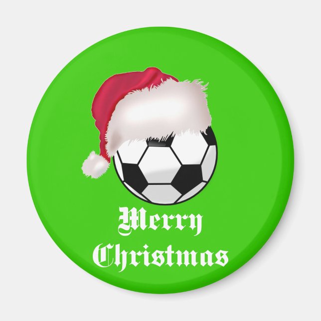 SoccerChick God jul Magnet (Framsidan)