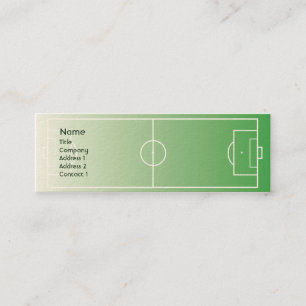 Soccerfield - smala mini visitkort