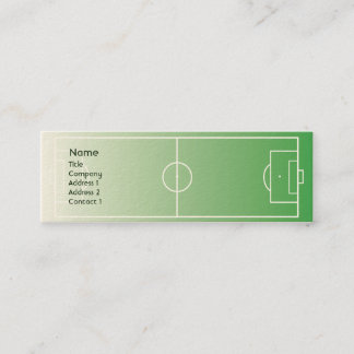 Soccerfield - smala mini visitkort