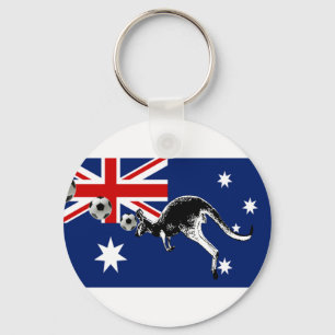 socceroosflagga av Australien gåvor Nyckelring