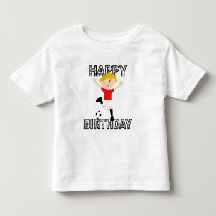Soccitday Boy 1 Red and White Tröja