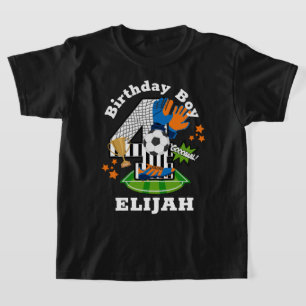 Socct Birthday Boy Sports Fjärde födelsedagshuset T Shirt
