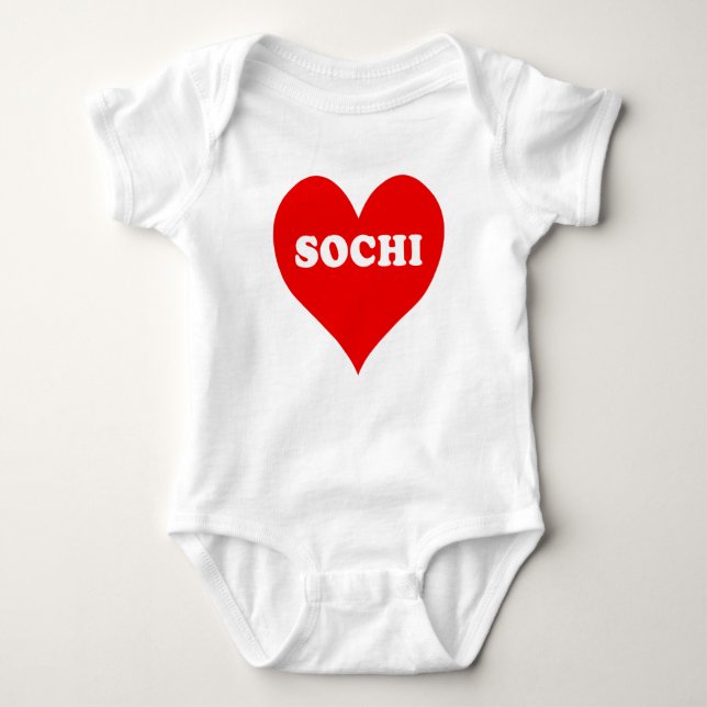 Sochi Heart T Shirt (Framsida)