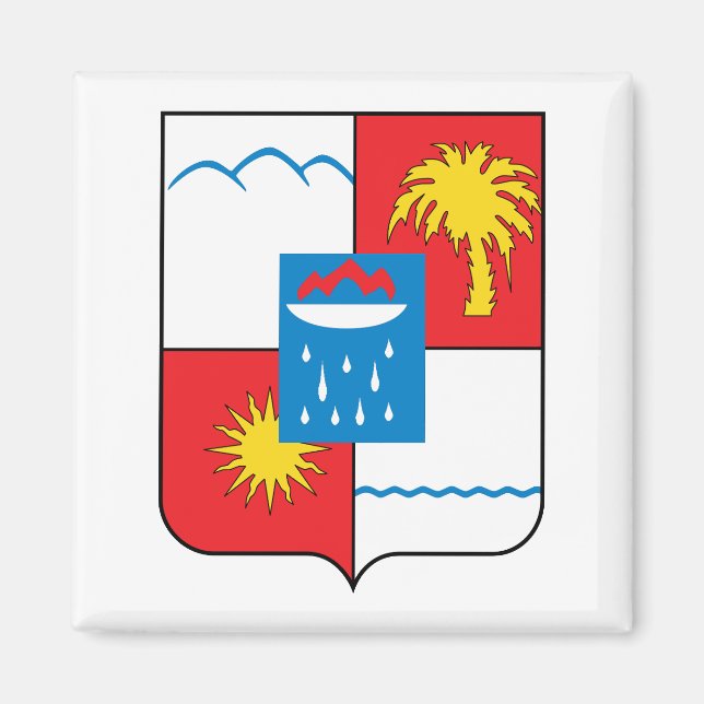 Sochi Ryssland Vapen Magnet (Framsidan)