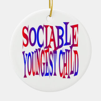 Sociable Youngest Child Julgransprydnad Keramik