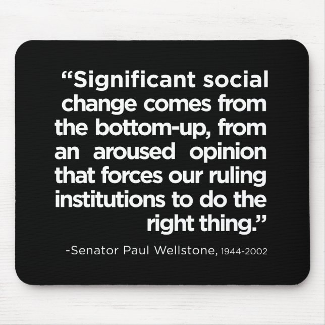 Social ändring Mousepad Musmatta (Framsidan)