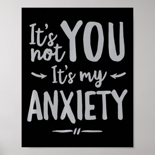 Social Angiety Mental Health Awareness Not You Poster (Framsidan)