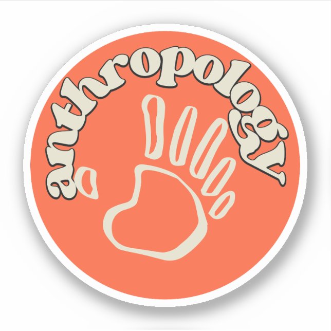 Social Antropologi, antropologi Student Klistermärken (Framsida)