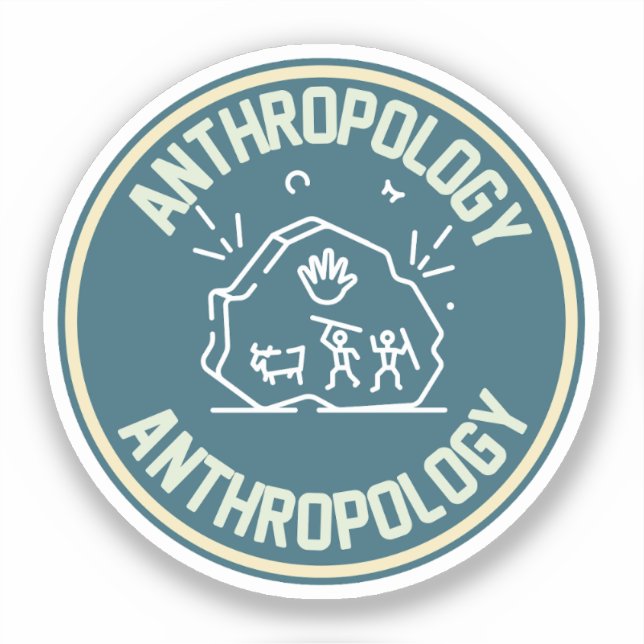 Social Antropologi, antropologi Student Klistermärken (Framsida)
