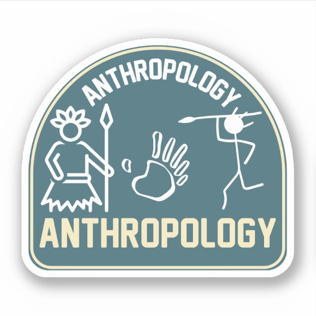 Social Antropologi, antropologi Student Klistermärken (Framsida)